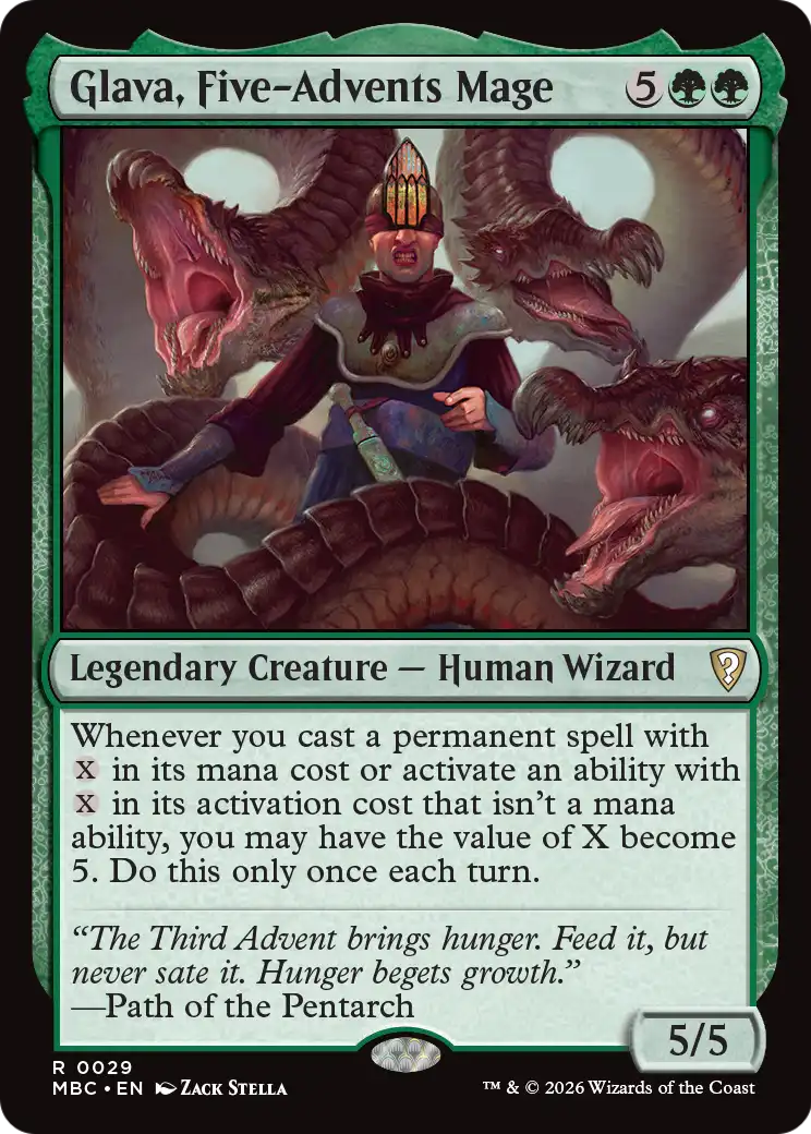 Glava, Five-Advents Mage [Mystery Booster: Commander Edition] | Gamers Paradise