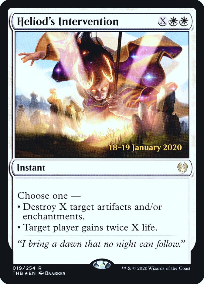 Heliod's Intervention [Theros Beyond Death Prerelease Promos] | Gamers Paradise