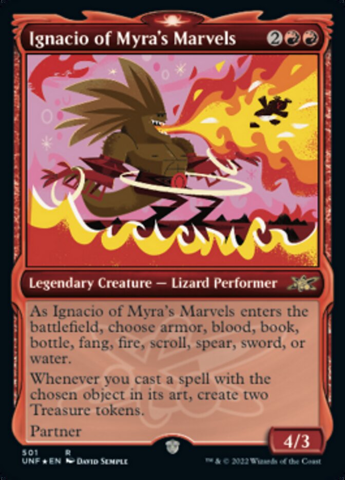 Ignacio of Myra's Marvels (Showcase) (Galaxy Foil) [Unfinity] | Gamers Paradise