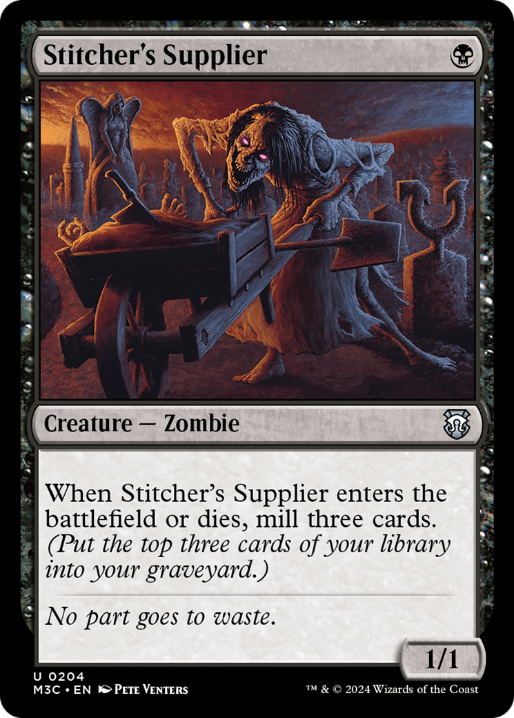 Stitcher's Supplier (Ripple Foil) [Modern Horizons 3 Commander] | Gamers Paradise