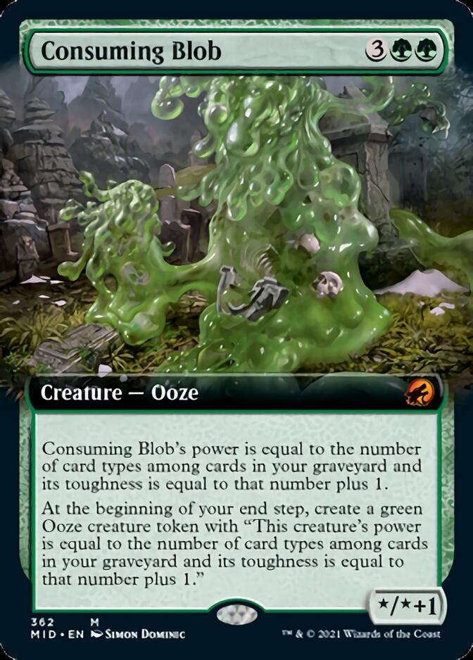 Consuming Blob (Extended Art) [Innistrad: Midnight Hunt] | Gamers Paradise