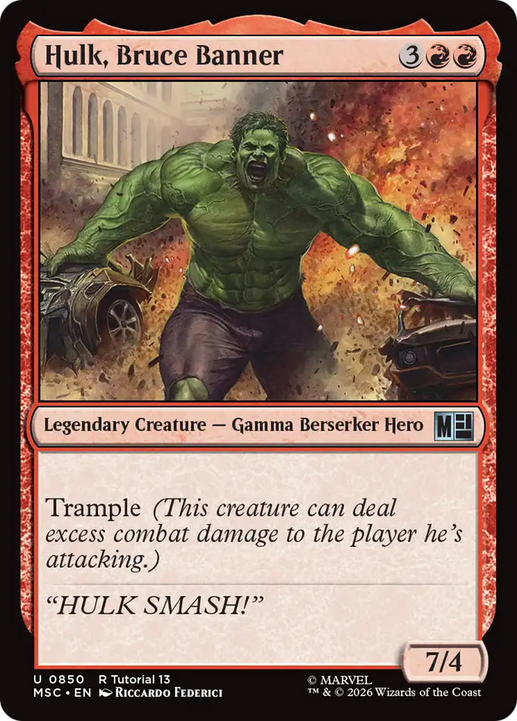 Hulk, Bruce Banner [Marvel Super Heroes Commander] | Gamers Paradise