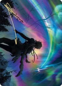 The Prismatic Bridge Art Card (Gold-Stamped Signature) [Kaldheim Art Series] | Gamers Paradise