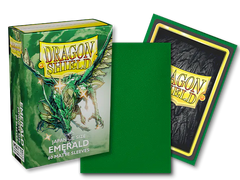 Dragon Shield: Japanese Size 60ct Sleeves - Emerald (Matte) | Gamers Paradise