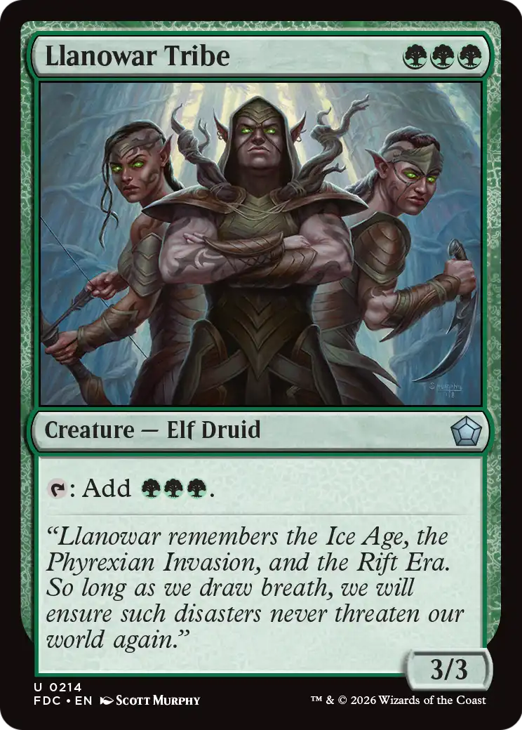 Llanowar Tribe [Foundations Commander] | Gamers Paradise