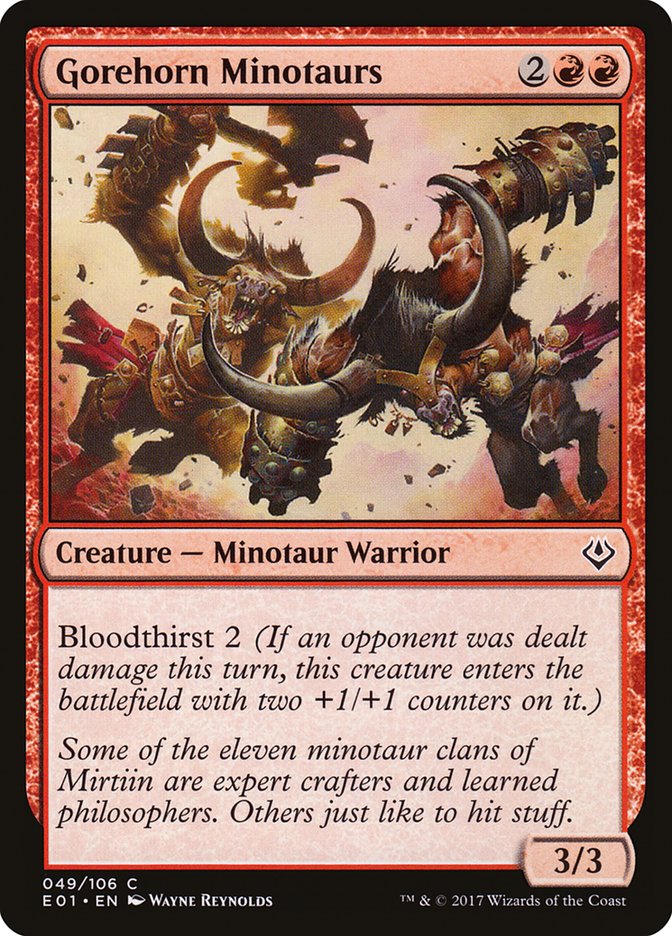Gorehorn Minotaurs [Archenemy: Nicol Bolas] | Gamers Paradise