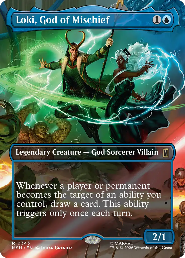 Loki, God of Mischief (Borderless) [Marvel Super Heroes] | Gamers Paradise
