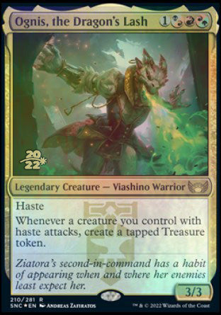 Ognis, the Dragon's Lash [Streets of New Capenna Prerelease Promos] | Gamers Paradise