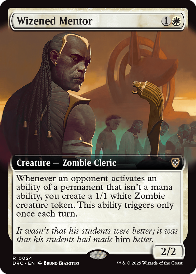 Wizened Mentor (Extended Art) [Aetherdrift Commander] | Gamers Paradise