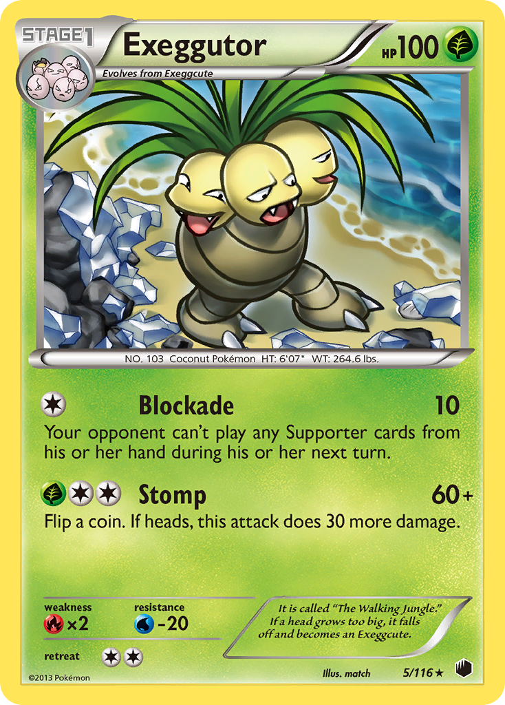 Exeggutor (5/116) [Black & White: Plasma Freeze] | Gamers Paradise