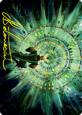 Verdant Mastery Art Card (Gold-Stamped Signature) [Strixhaven: School of Mages Art Series] | Gamers Paradise