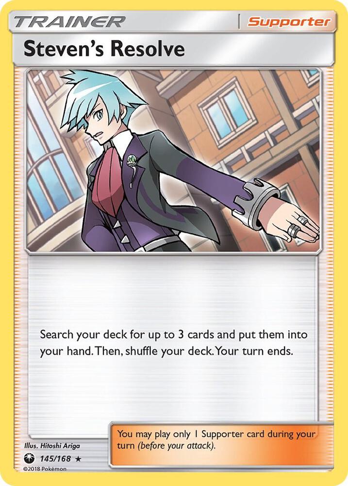 Steven's Resolve (145/168) [Sun & Moon: Celestial Storm] | Gamers Paradise