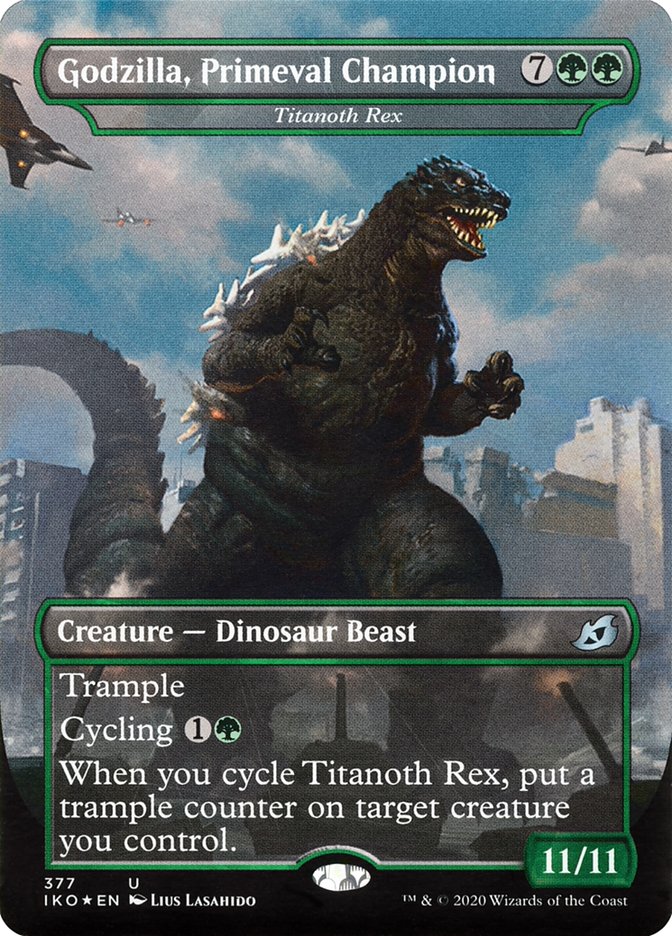 Titanoth Rex - Godzilla, Primeval Champion (Godzilla Series) [Ikoria: Lair of Behemoths] | Gamers Paradise