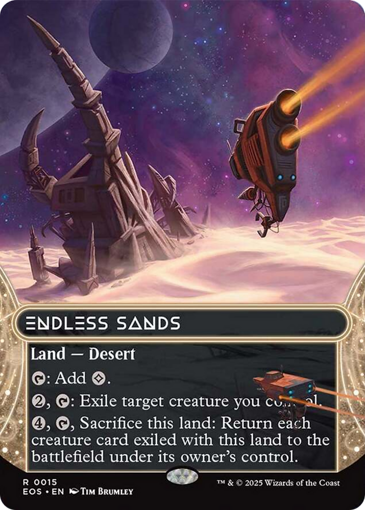 Endless Sands (0015) (Borderless) [Edge of Eternities: Stellar Sights] | Gamers Paradise