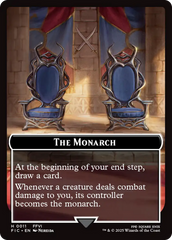 The Blackjack // The Monarch Double-Sided Token [FINAL FANTASY Commander Tokens] | Gamers Paradise