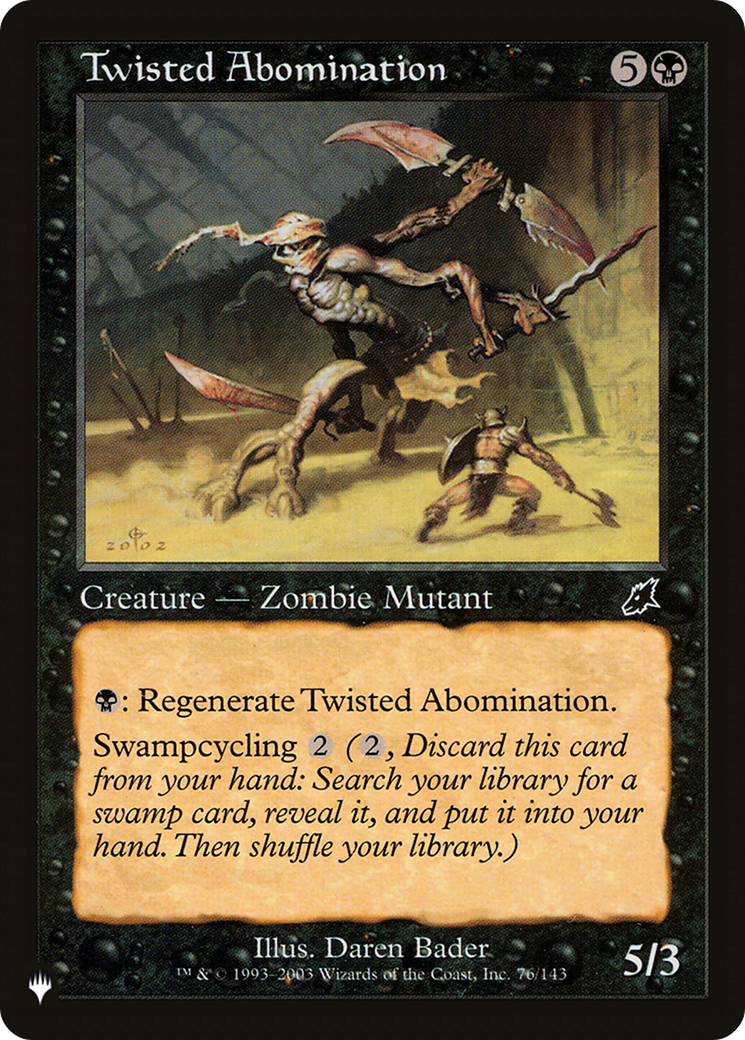 Twisted Abomination [The List Reprints] | Gamers Paradise