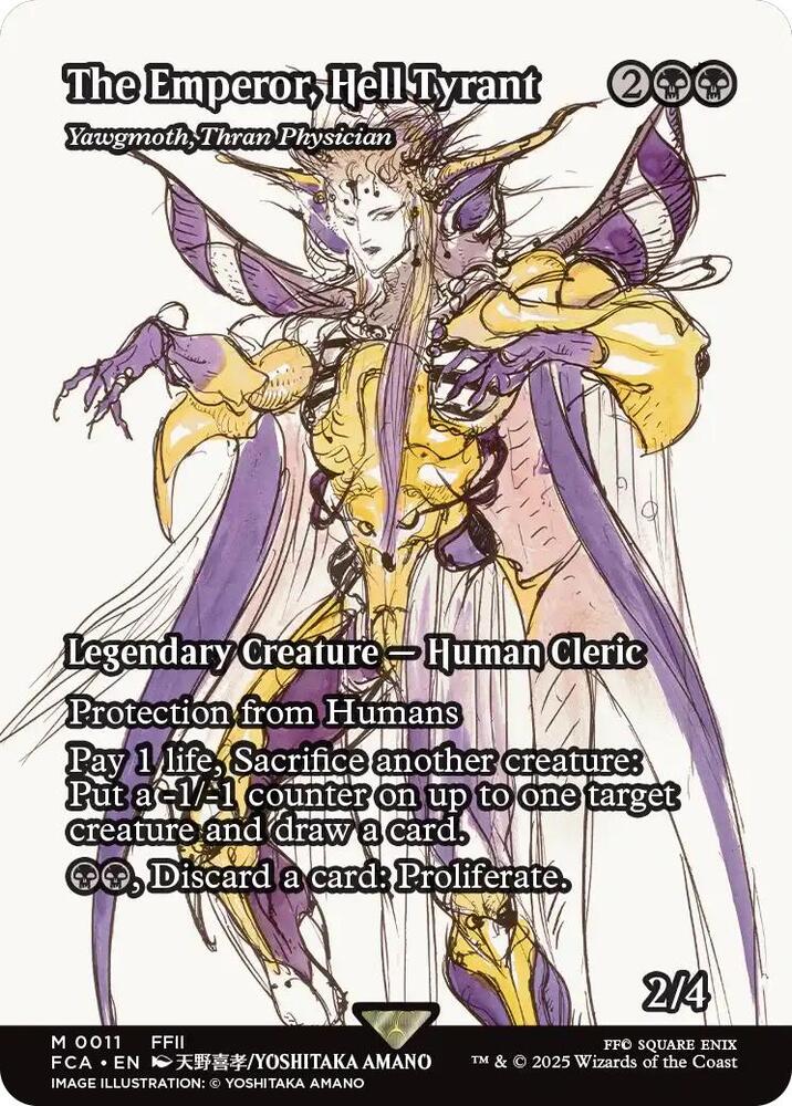 The Emperor, Hell Tyrant - Yawgmoth, Thran Physician (Showcase) [FINAL FANTASY : Through the Ages] | Gamers Paradise