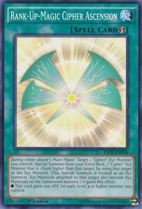 Rank-Up-Magic Cipher Ascension [RATE-EN056] Common | Gamers Paradise