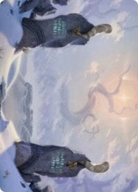 Snow-Covered Plains (276) Art Card [Kaldheim Art Series] | Gamers Paradise
