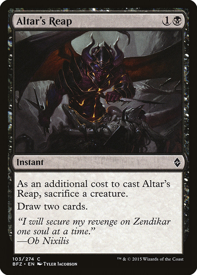 Altar's Reap [Battle for Zendikar] | Gamers Paradise
