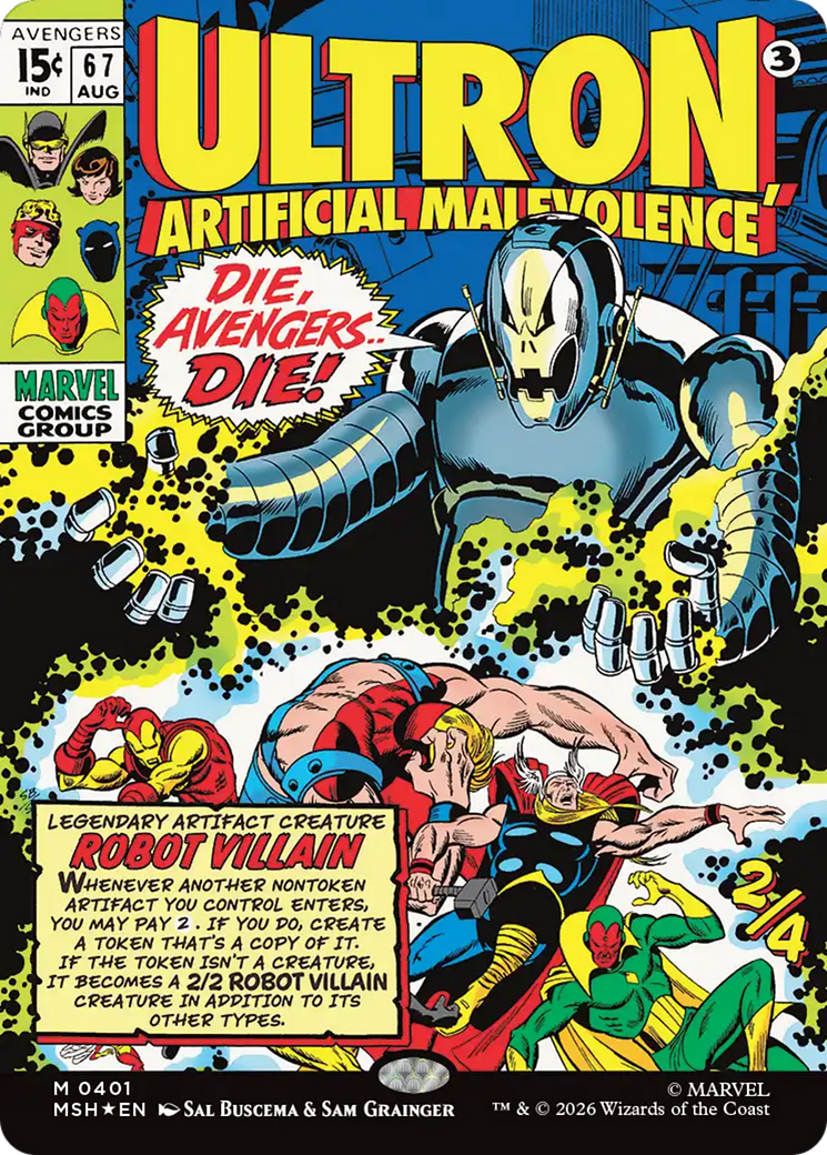 Ultron, Artificial Malevolence (Borderless) (0401) [Marvel Super Heroes] | Gamers Paradise