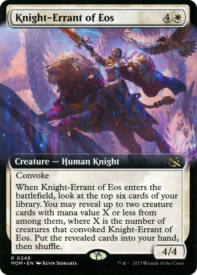 Knight-Errant of Eos (Extended Art) [March of the Machine] | Gamers Paradise