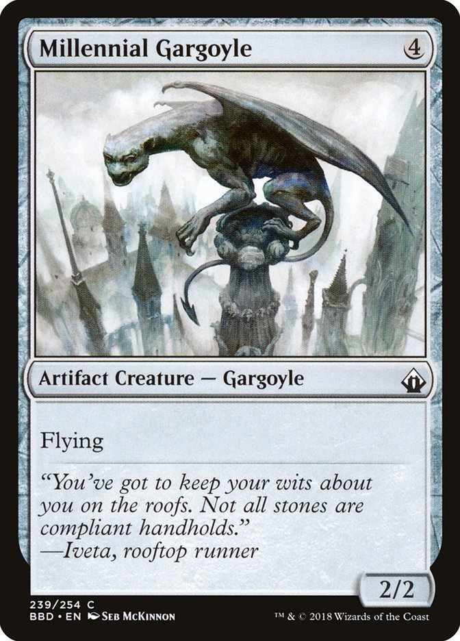 Millennial Gargoyle [Battlebond] | Gamers Paradise