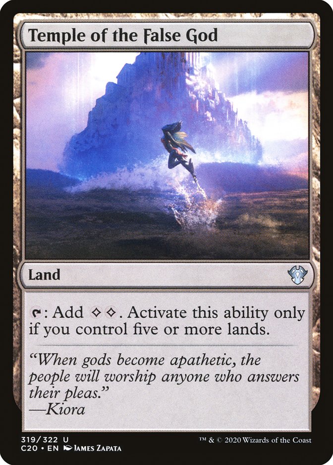 Temple of the False God [Commander 2020] | Gamers Paradise