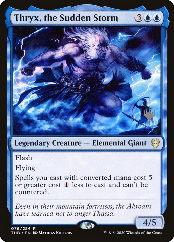 Thryx, the Sudden Storm (Promo Pack) [Theros Beyond Death Promos] | Gamers Paradise