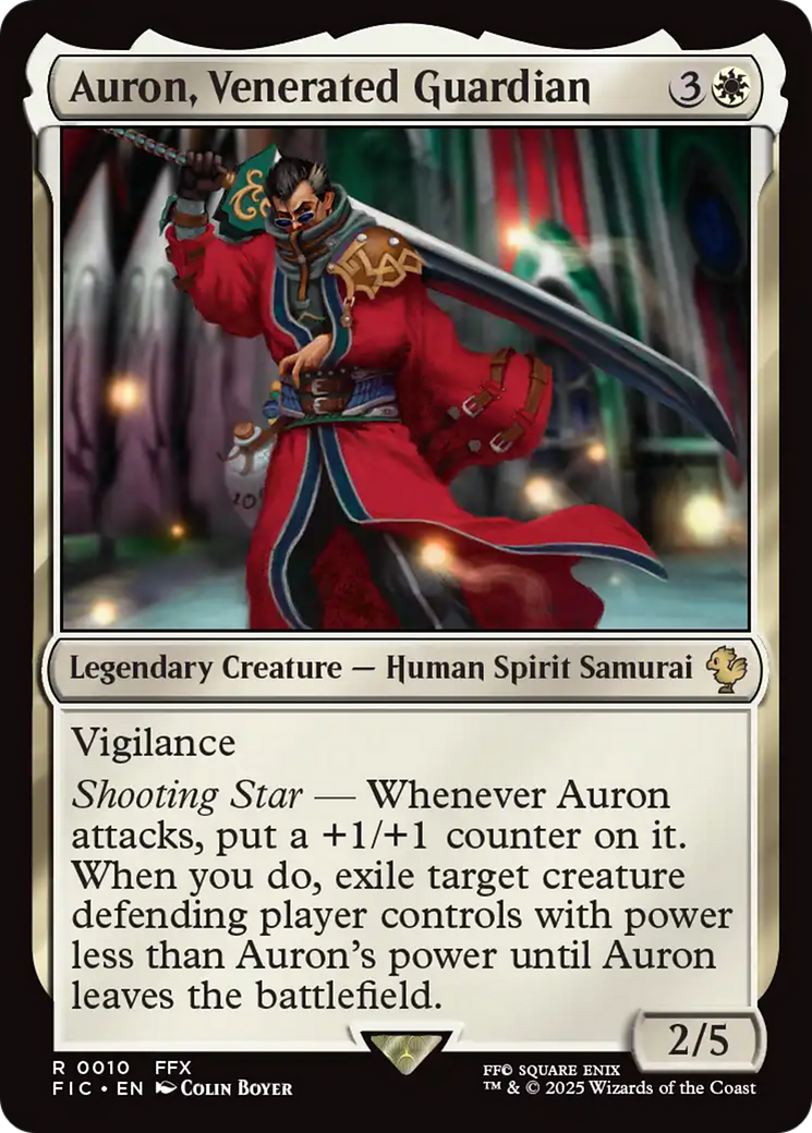 Auron, Venerated Guardian [FINAL FANTASY Commander] | Gamers Paradise