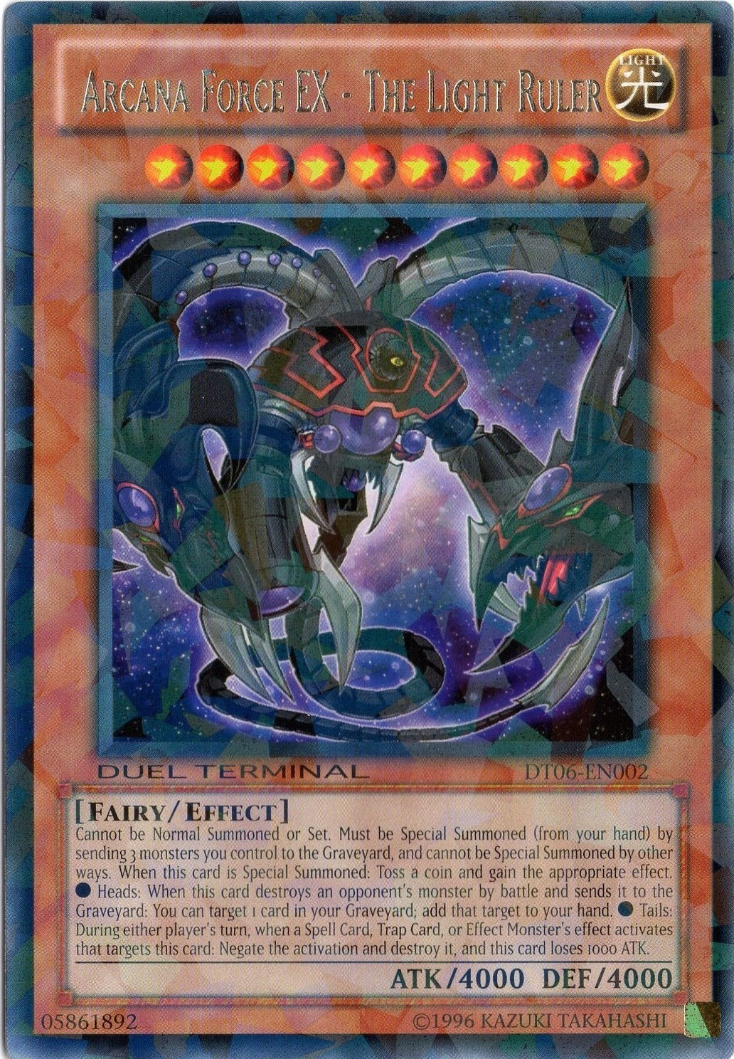 Arcana Force EX - The Light Ruler [DT06-EN002] Common | Gamers Paradise