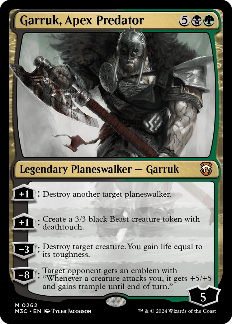 Garruk, Apex Predator (Ripple Foil) [Modern Horizons 3 Commander] | Gamers Paradise