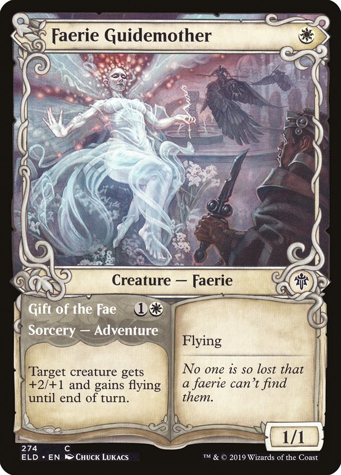 Faerie Guidemother // Gift of the Fae (Showcase) [Throne of Eldraine] | Gamers Paradise