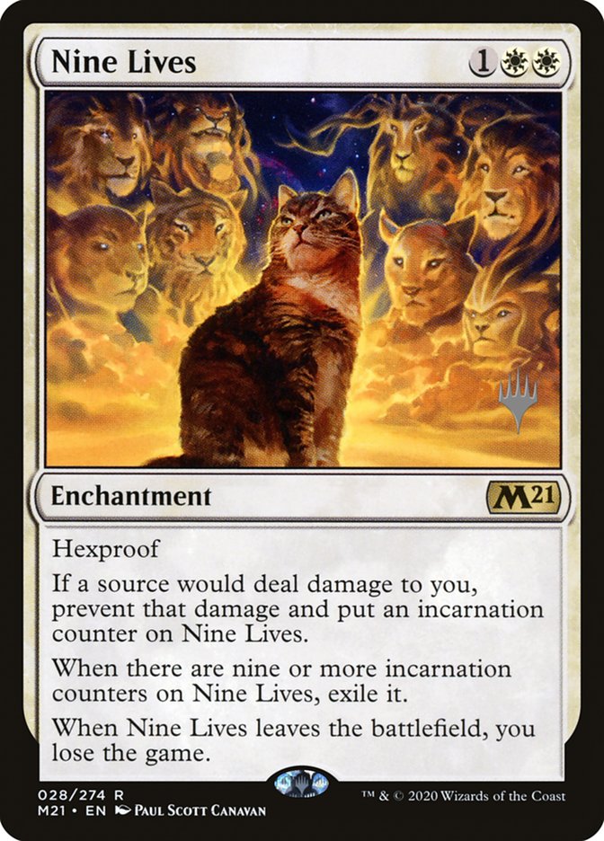 Nine Lives (Promo Pack) [Core Set 2021 Promos] | Gamers Paradise