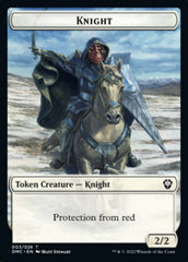 Soldier // Knight Double-Sided Token [Dominaria United Tokens] | Gamers Paradise
