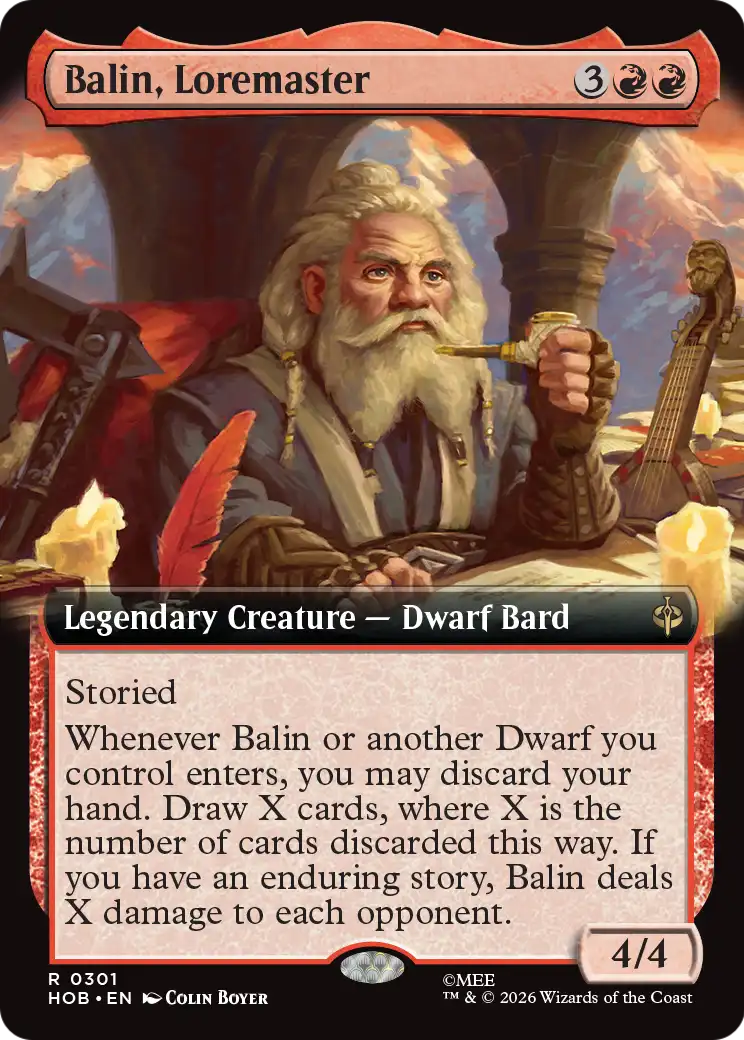 Balin, Loremaster (Extended Art) [The Hobbit] | Gamers Paradise