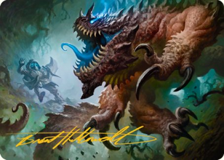 Basilisk Art Card (Gold-Stamped Signature) [Dungeons & Dragons: Adventures in the Forgotten Realms Art Series] | Gamers Paradise