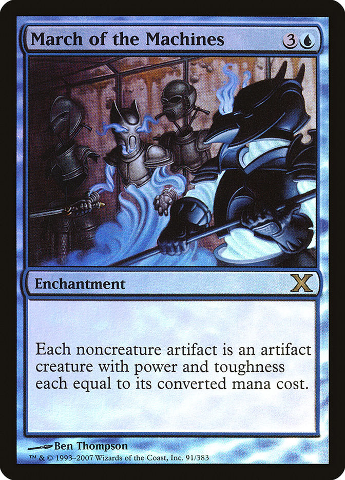 March of the Machines (Premium Foil) [Tenth Edition] | Gamers Paradise
