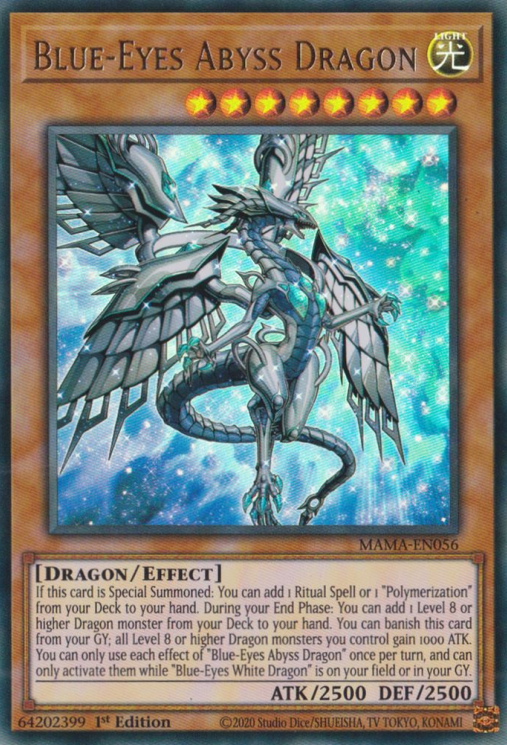 Blue-Eyes Abyss Dragon [MAMA-EN056] Ultra Rare | Gamers Paradise