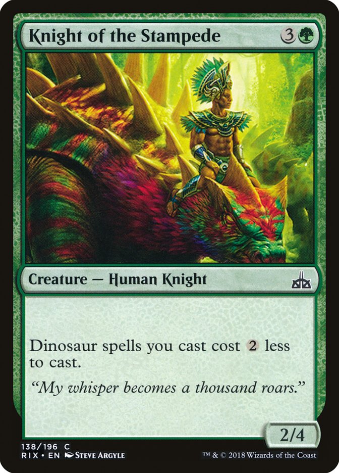 Knight of the Stampede [Rivals of Ixalan] | Gamers Paradise