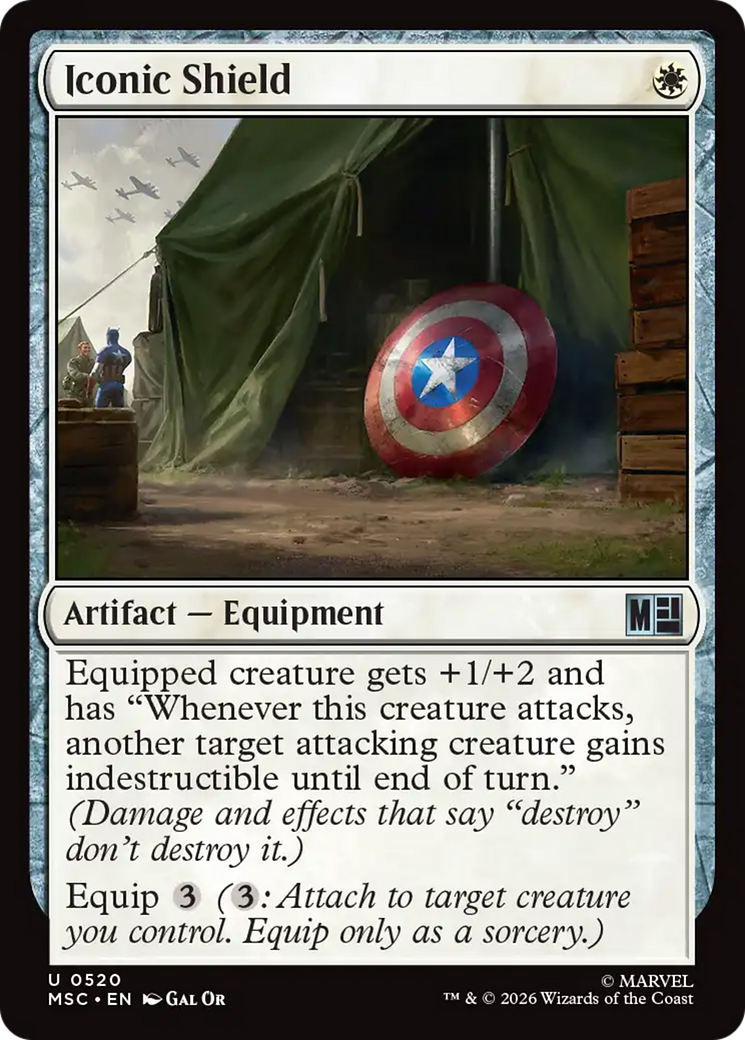 Iconic Shield [Marvel Super Heroes Commander] | Gamers Paradise