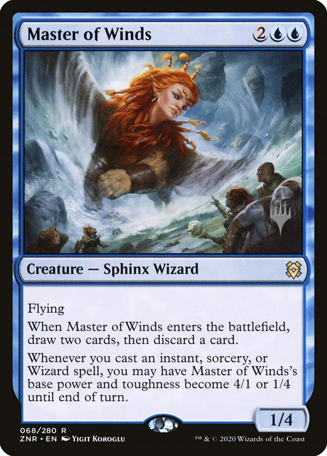 Master of Winds (Promo Pack) [Zendikar Rising Promos] | Gamers Paradise