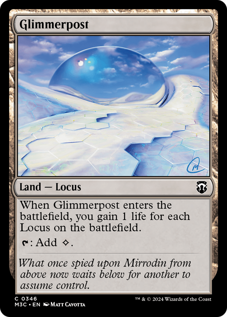 Glimmerpost (Ripple Foil) [Modern Horizons 3 Commander] | Gamers Paradise