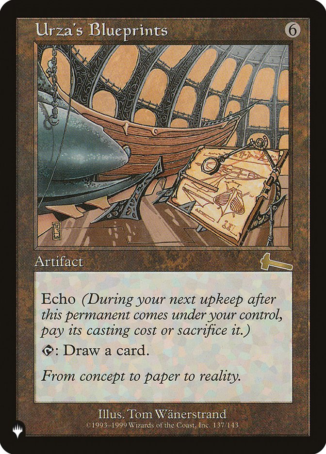 Urza's Blueprints [The List] | Gamers Paradise