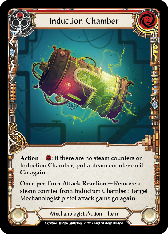 Induction Chamber [ARC010-S] (Arcane Rising)  1st Edition Rainbow Foil | Gamers Paradise