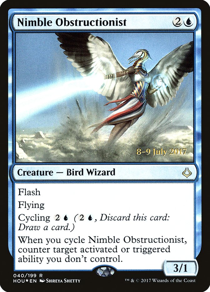 Nimble Obstructionist [Hour of Devastation Prerelease Promos] | Gamers Paradise