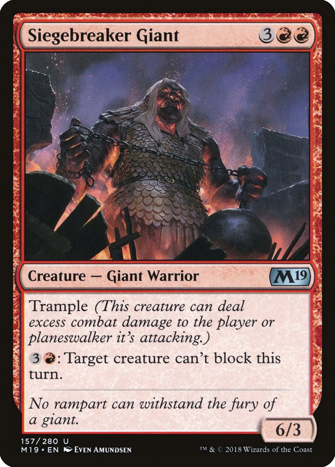 Siegebreaker Giant [Core Set 2019] | Gamers Paradise