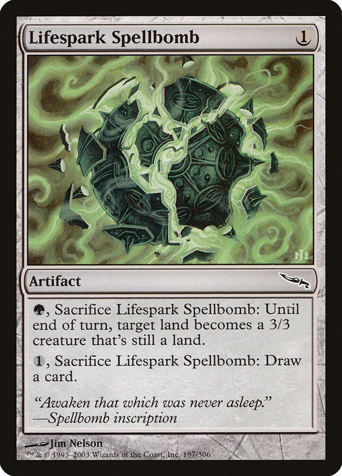 Lifespark Spellbomb [Mirrodin] | Gamers Paradise