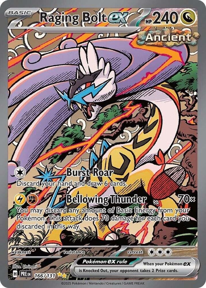 Raging Bolt ex (166/131) [Scarlet & Violet: Prismatic Evolutions] | Gamers Paradise