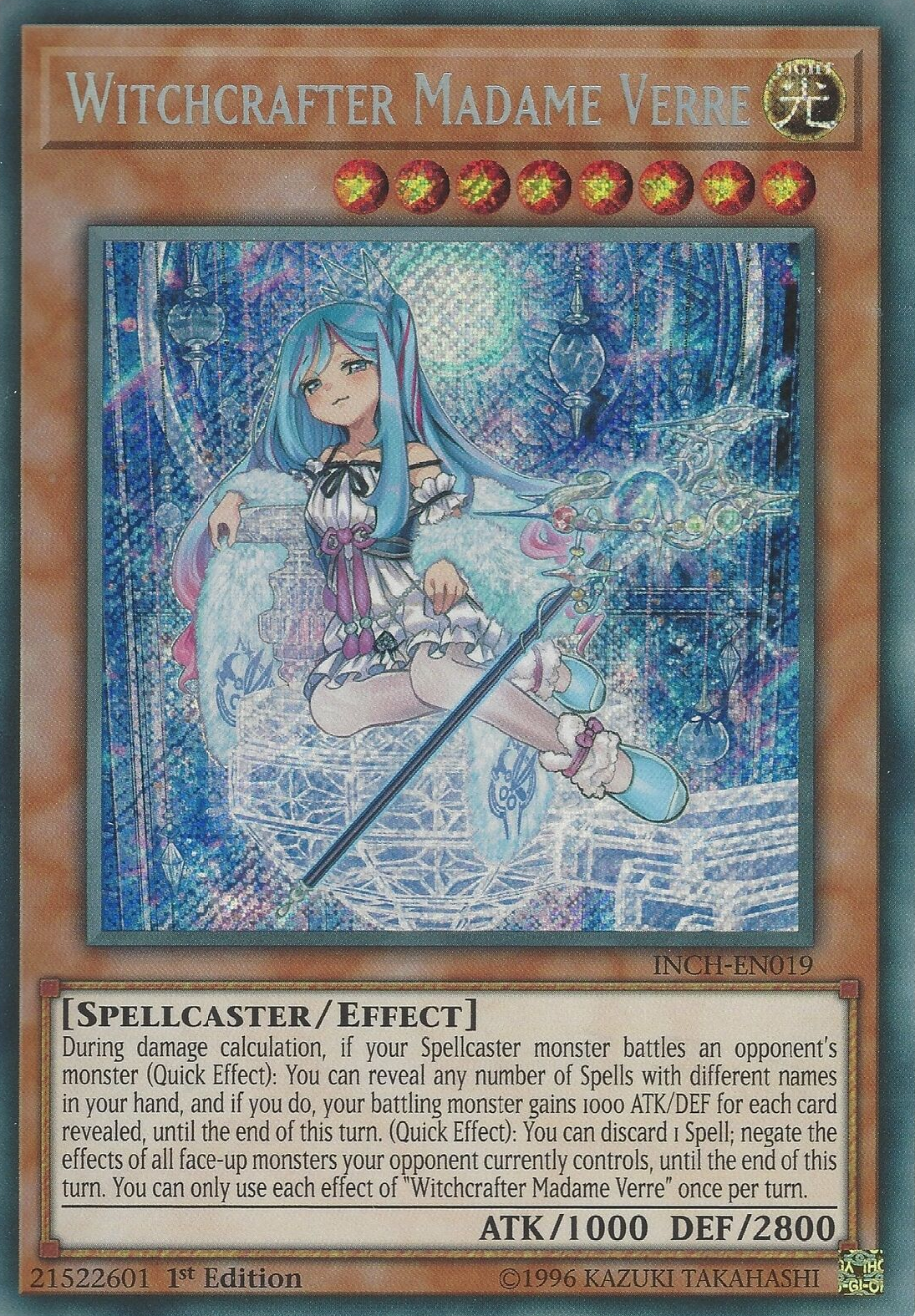 Witchcrafter Madame Verre [INCH-EN019] Secret Rare | Gamers Paradise